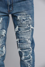Distressed Denim Jeans