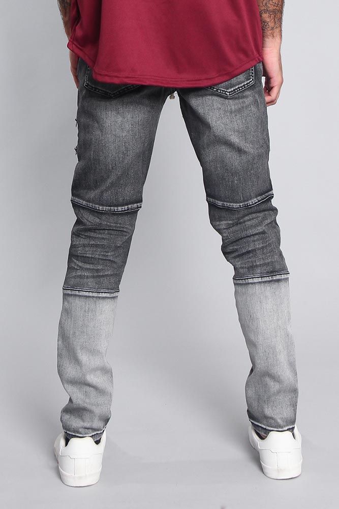 Shoestring belt threaded at the waist