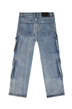 Baggy Double Cargo Denim Jeans