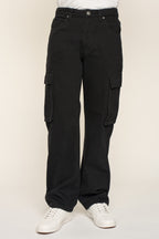 Baggy Fit Cargo Denim Jeans